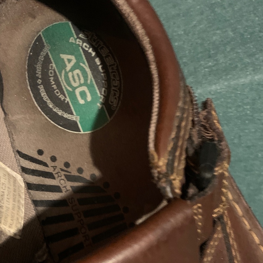 Men's Brown Leather Fisherman Sandals - Picture 4 of 7